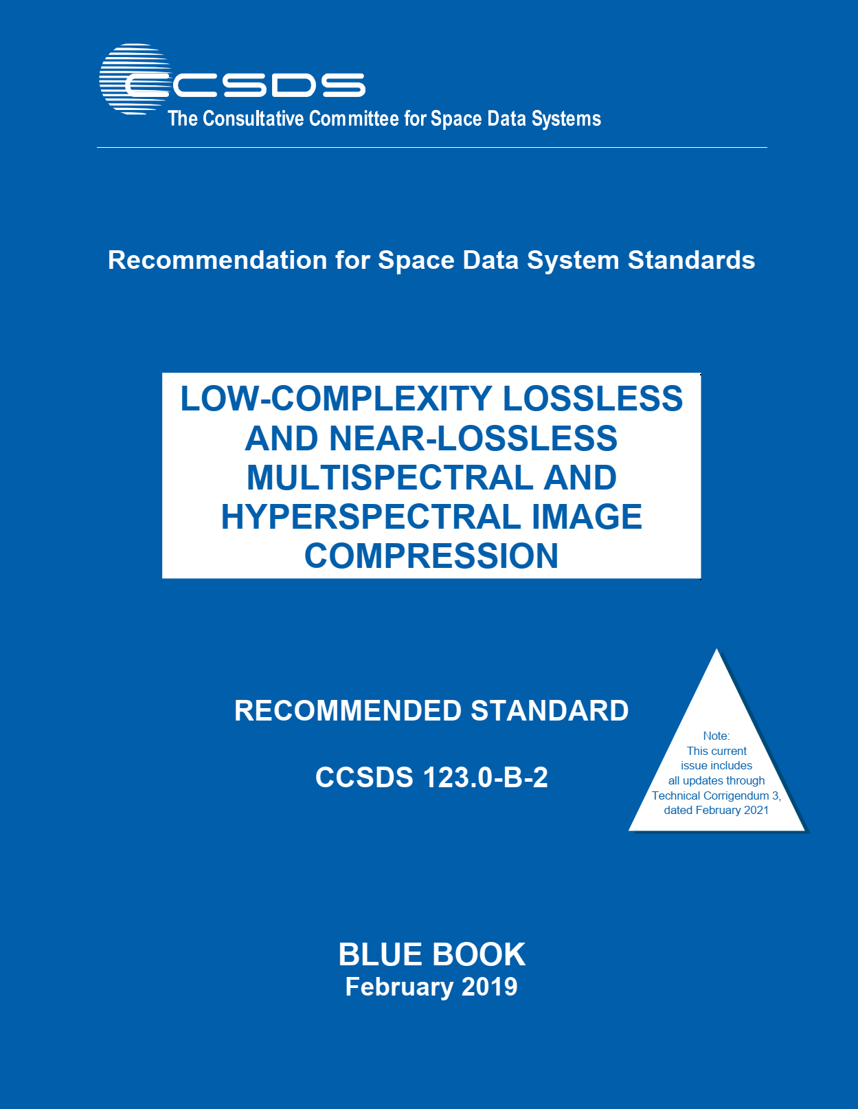 CCSDS 123 Hyperspectral Compression Standard